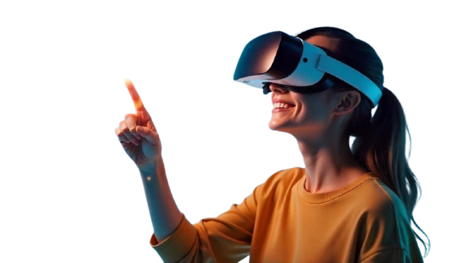 Person giving presentation